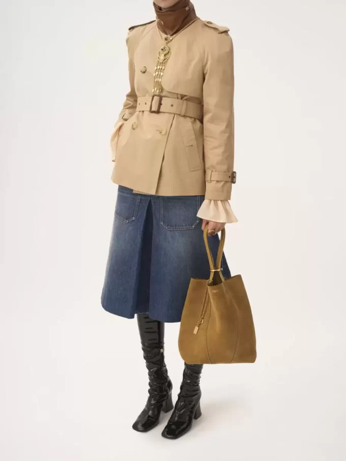 Chloé Spin süet deri tote çanta Chloé Spin süet deri tote çanta