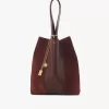Chloé Spin tote çanta, taneli ve süet deriden Chloé Spin tote çanta, taneli ve süet deriden