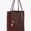 Chloé Spin tote çanta, taneli ve süet deriden Chloé Spin tote çanta, taneli ve süet deriden