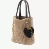 Chloé Symbols Kalp Koyun postu çanta süsü pirinçten Chloé Symbols Kalp Koyun postu çanta süsü pirinçten