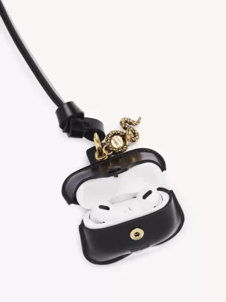 Chloé Symbols Yılan desenli deri kulaklık kılıfı Chloé Symbols Yılan desenli deri kulaklık kılıfı