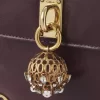 Château Treasures taneli deri zincir kapaklı çanta Château Treasures taneli deri zincir kapaklı çanta