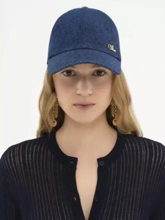 Denim Chloé Iconic şapka Denim Chloé Iconic şapka