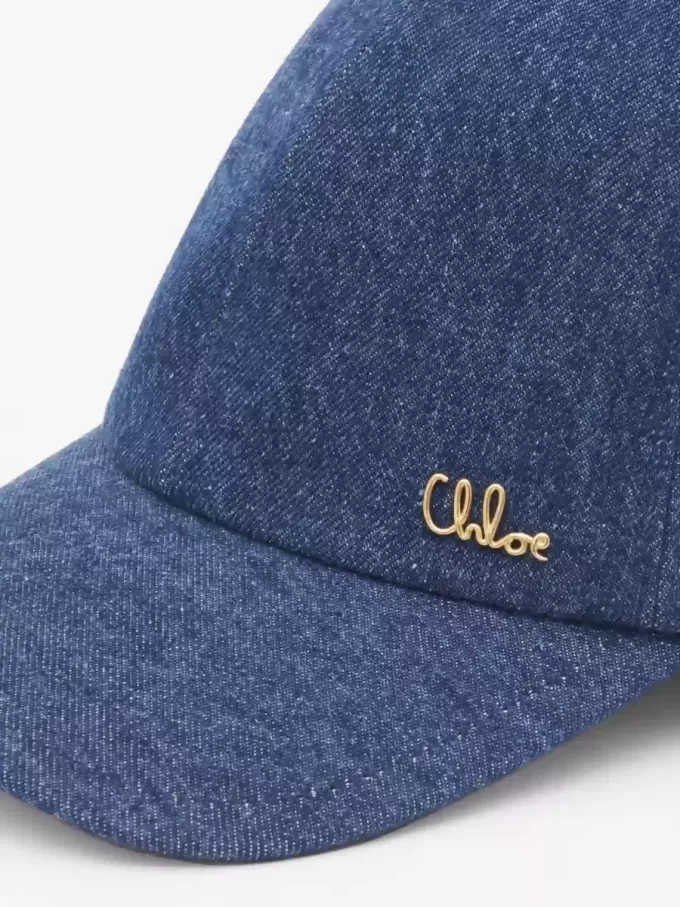 Denim Chloé Iconic şapka
