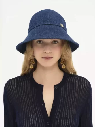 Denim Chloé Iconic kova şapka Denim Chloé Iconic kova şapka