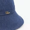 Denim Chloé Iconic kova şapka