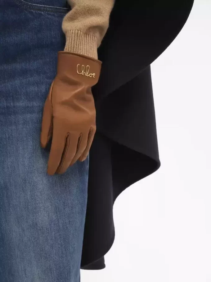 Deri Chloé Iconic eldivenler Deri Chloé Iconic eldivenler
