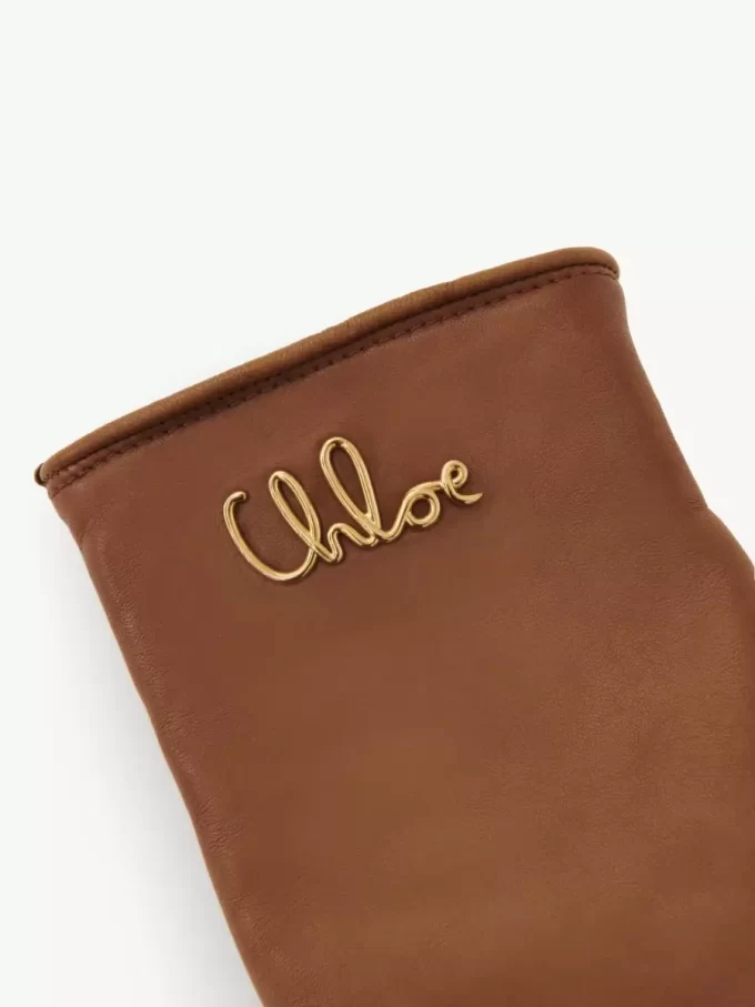Deri Chloé Iconic eldivenler Deri Chloé Iconic eldivenler