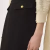 Diz boyu yün bukle etek Diz boyu yün bukle etek