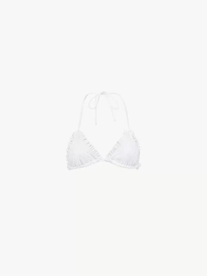 Fırfırlı bikini üstü Fırfırlı bikini üstü