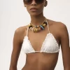 Fırfırlı bikini üstü Fırfırlı bikini üstü