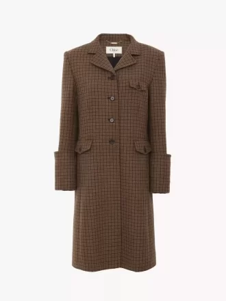 Houndstooth yününden yapılmış binicilik ceketi Houndstooth yününden yapılmış binicilik ceketi