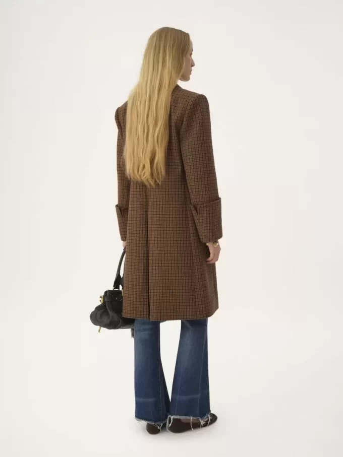 Houndstooth yününden yapılmış binicilik ceketi Houndstooth yününden yapılmış binicilik ceketi