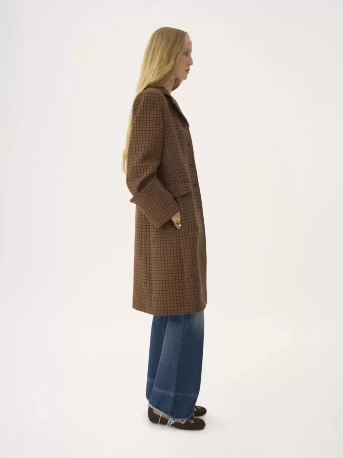 Houndstooth yününden yapılmış binicilik ceketi Houndstooth yününden yapılmış binicilik ceketi