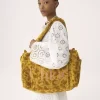 Jakarlı havlu kumaştan büyük Chloé Plage tote çanta Jakarlı havlu kumaştan büyük Chloé Plage tote çanta