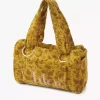 Jakarlı havlu kumaştan büyük Chloé Plage tote çanta Jakarlı havlu kumaştan büyük Chloé Plage tote çanta