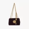 Kadifeden küçük Chloé Heritage omuz çantası Kadifeden küçük Chloé Heritage omuz çantası