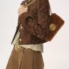 Kadifeden küçük Chloé Heritage omuz çantası Kadifeden küçük Chloé Heritage omuz çantası