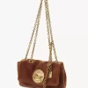 Kadifeden küçük Chloé Heritage omuz çantası Kadifeden küçük Chloé Heritage omuz çantası