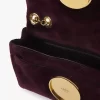 Kadifeden küçük Chloé Heritage omuz çantası Kadifeden küçük Chloé Heritage omuz çantası