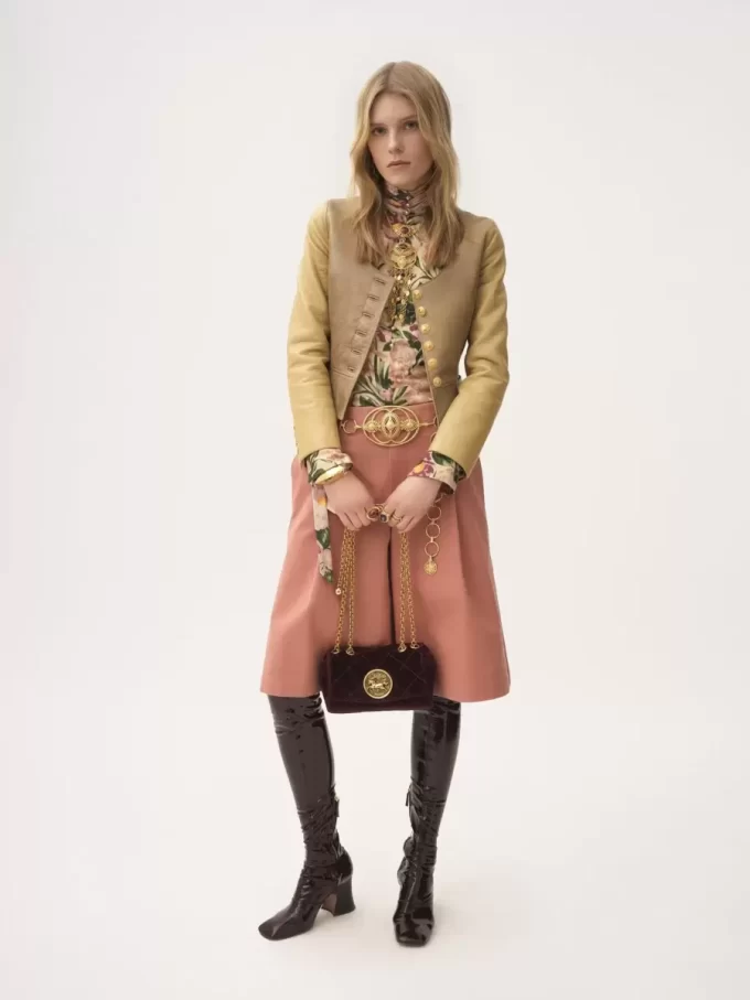 Kadifeden küçük Chloé Heritage omuz çantası Kadifeden küçük Chloé Heritage omuz çantası