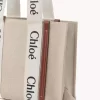 Keten Woody tote çanta
