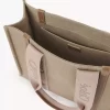 Keten Woody tote çanta Keten Woody tote çanta