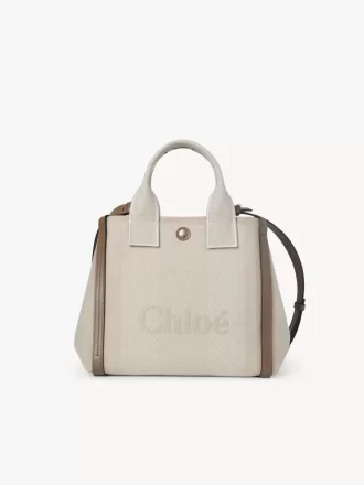 Küçük Chloé Carry kanvas tote çanta
