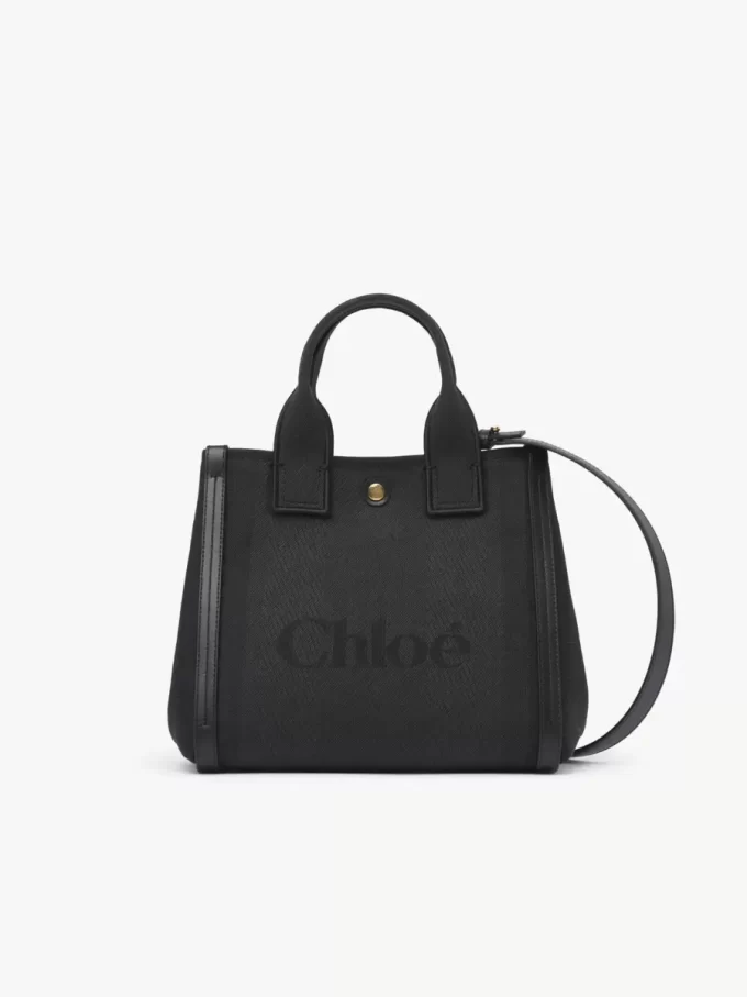 Küçük Chloé Carry kanvas tote çanta Küçük Chloé Carry kanvas tote çanta