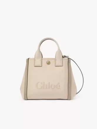 Küçük Chloé Carry kanvas tote çanta Küçük Chloé Carry kanvas tote çanta