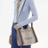 Küçük Chloé Carry kanvas tote çanta Küçük Chloé Carry kanvas tote çanta
