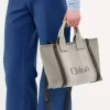 Küçük Chloé Carry kanvas tote çanta Küçük Chloé Carry kanvas tote çanta
