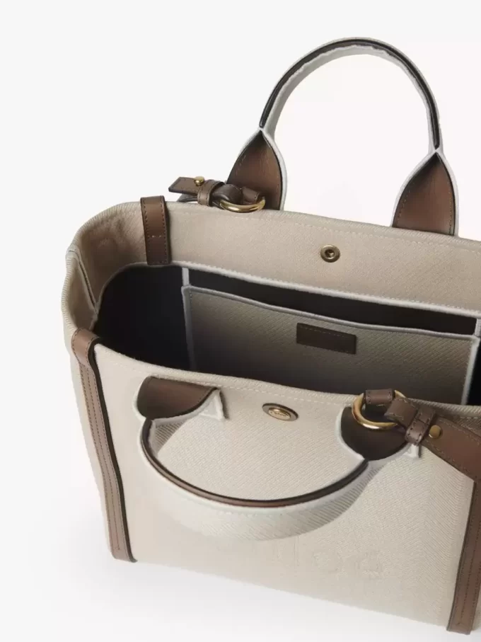 Küçük Chloé Carry kanvas tote çanta Küçük Chloé Carry kanvas tote çanta
