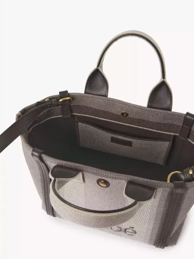 Küçük Chloé Carry kanvas tote çanta Küçük Chloé Carry kanvas tote çanta