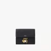 Küçük Chloé Charms üç katlı deri cüzdan Küçük Chloé Charms üç katlı deri cüzdan