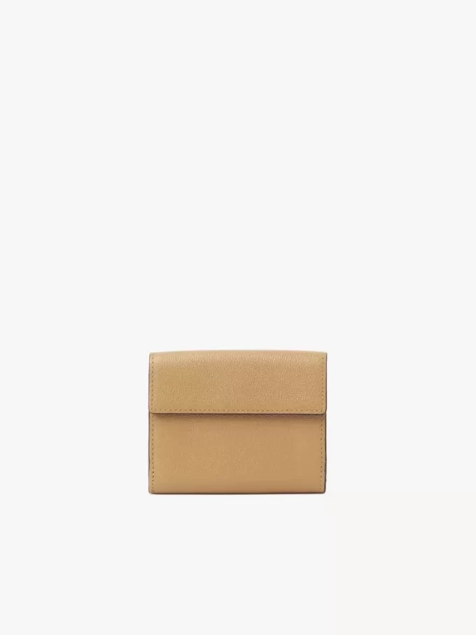 Küçük Chloé Charms üç katlı deri cüzdan Küçük Chloé Charms üç katlı deri cüzdan