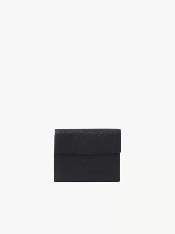 Küçük Chloé Charms üç katlı deri cüzdan Küçük Chloé Charms üç katlı deri cüzdan