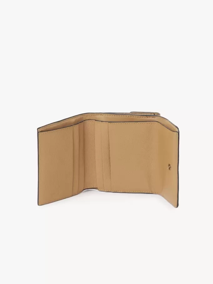 Küçük Chloé Charms üç katlı deri cüzdan Küçük Chloé Charms üç katlı deri cüzdan