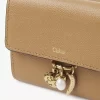 Küçük Chloé Charms üç katlı deri cüzdan Küçük Chloé Charms üç katlı deri cüzdan