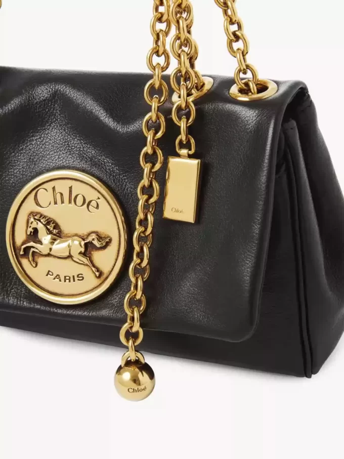 Küçük Chloé Heritage deri omuz çantası Küçük Chloé Heritage deri omuz çantası