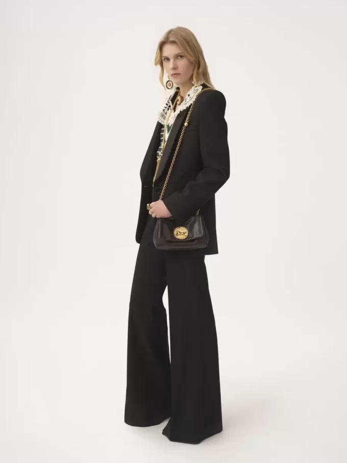 Küçük Chloé Heritage deri omuz çantası Küçük Chloé Heritage deri omuz çantası