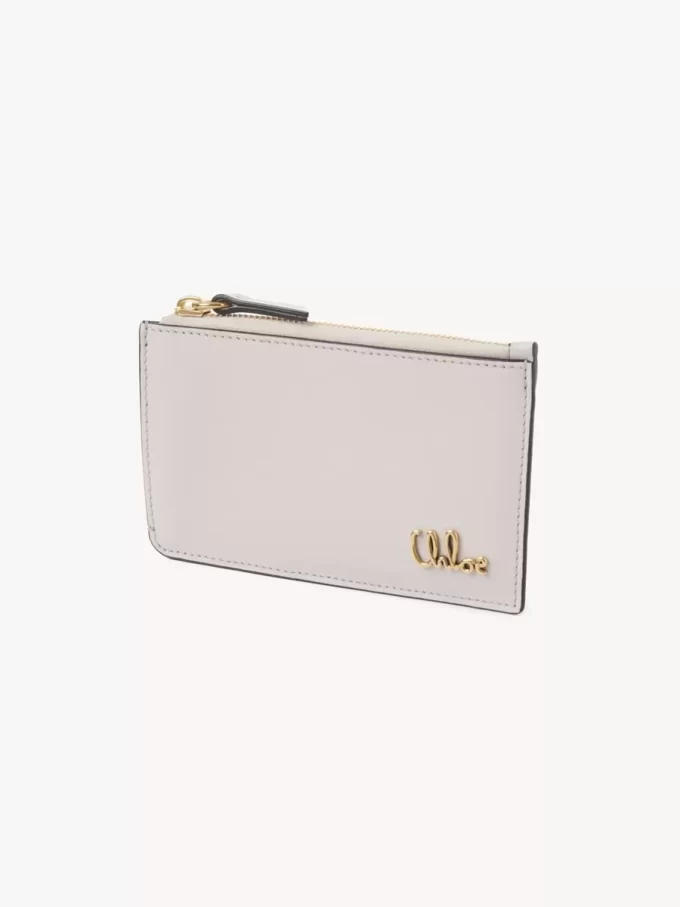 Küçük Chloé Iconic deriden kart yuvalı çanta