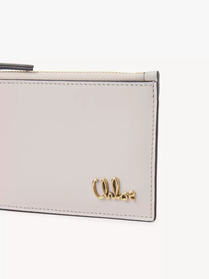 Küçük Chloé Iconic deriden kart yuvalı çanta