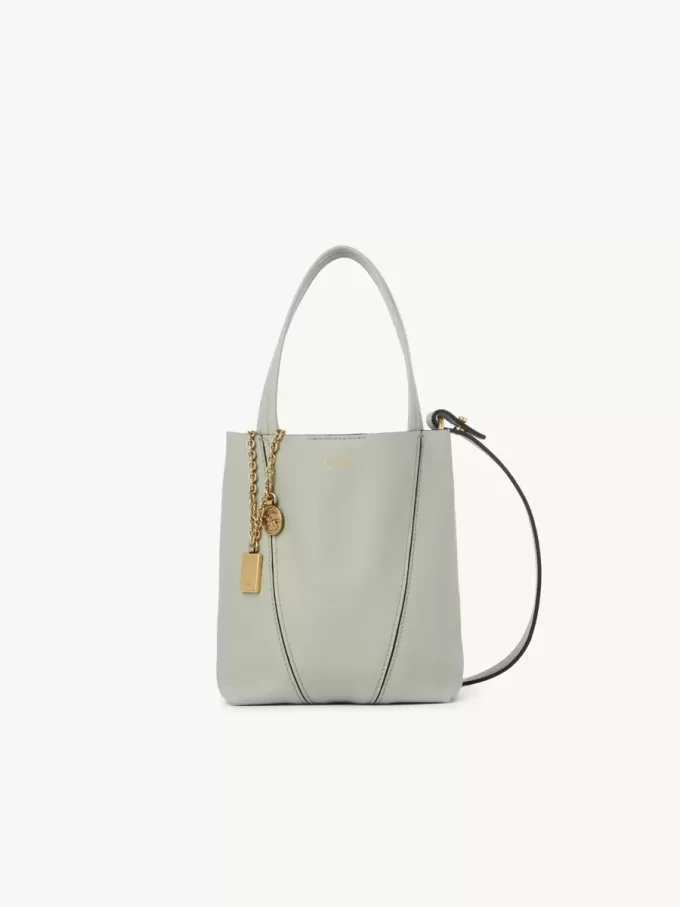 Küçük Chloé Spin deri tote çanta