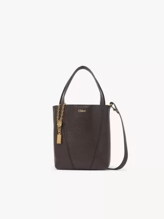 Küçük Chloé Spin deri tote çanta