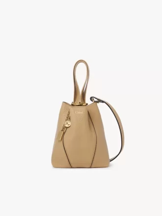 Küçük Chloé Spin deri tote çanta Küçük Chloé Spin deri tote çanta