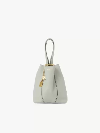 Küçük Chloé Spin deri tote çanta Küçük Chloé Spin deri tote çanta