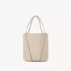 Küçük Chloé Spin deri tote çanta Küçük Chloé Spin deri tote çanta