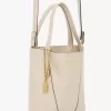 Küçük Chloé Spin deri tote çanta Küçük Chloé Spin deri tote çanta