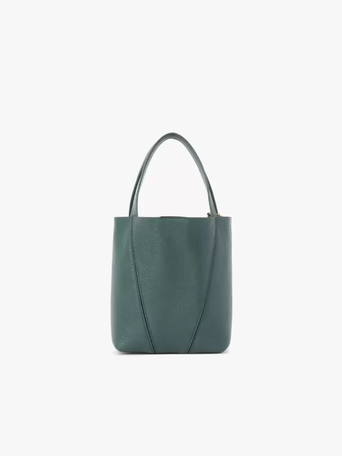 Küçük Chloé Spin deri tote çanta Küçük Chloé Spin deri tote çanta